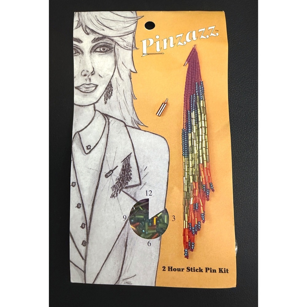 Jewelry Beading Kit Stick Pin Firefly Pinzazz Multicolor Green
